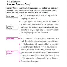 Compare Contrast Essay Rubric Common Core Comparing And Examples
