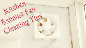 how to clean kitchen exhaust fan grease
