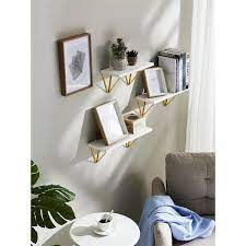 White Wood Decorative Wall Shelves