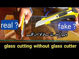 Glass Cutting Without Glass Cutter