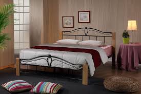 Hillsdale furniture providence full bed. Thiago 5ft King Size Wooden Beech And Black Metal Bed Frame Contemporary Bedroom Furniture