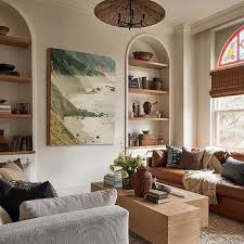 Bookshelves Behind Sofa Design Ideas