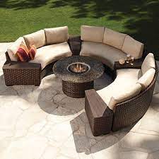 fire pit furniture wicker patio furniture