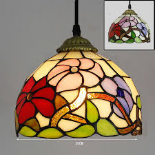 8 034 Hanging Lamp Tiffany Stained