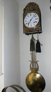 lot art french comtoise clock with