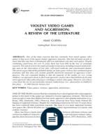     violent video games  Research paper title tips cover letter for  internship download SlideShare