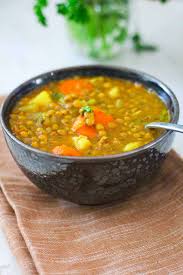 lentils soup with ham terranean
