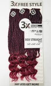 The biggest concern when rocking crochet braids with straight hair is making sure the part or hairline looks natural. New York Queen 3x Free Style Crochet Braid Box Straight Wavy 14 14 14 Mycocobeauty Com