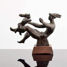 Chaim Gross "Mother Playing" Bronze Sculpture sold at auction on 6th  February | Bidsquare