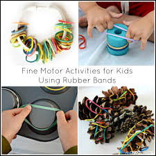 kids using rubber bands