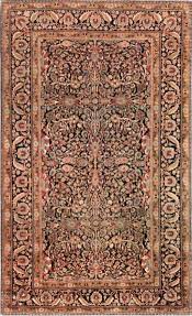 antique persian souf silk kashan rug