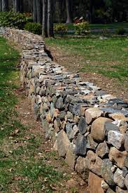 dry stacked stone wall guilford ct