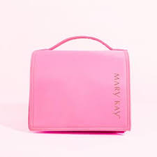 le mary kay roll up bag pink unfilled