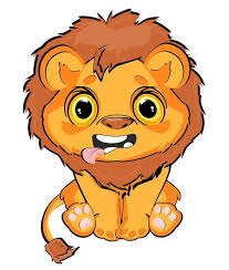 baby lion cartoon images