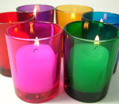 Mixed Color Votive Candle Holders