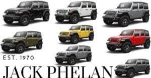 63.94 lakh to 68.94 lakh in it is available in 2 variants and 5 colours. 2021 Jeep Wrangler Colors