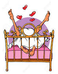 Cartoon Sex - Men And Women In Bed Stock Photo, Picture and Royalty Free  Image. Image 21731118.
