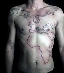 This doesn't necessarily need to be the case, however, because a world map tattoo can represent any kind of journey, whether it be spiritual, emotional, physical, etc. 50 World Map Tattoo Designs For Men Adventure The Globe
