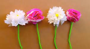 how to make tissue paper flowers video