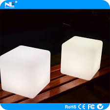 Garden Outdoor Illuminated Plastic Led Lighting Cubes Led Cube Seat Led Cube Chair Light View Outdoor Led Lighting Cubes Newlight Product Details From Shenzhen Newlight Industrial Co Ltd On Alibaba Com