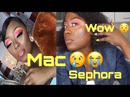 mac vs sephora makeover vlog