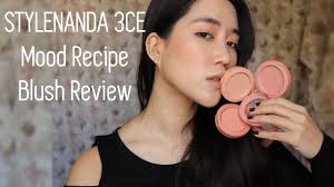stylenanda 3ce mood recipe blush review