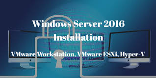 install windows server 2016