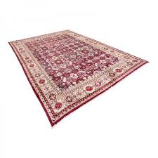 antique rug from india agra with