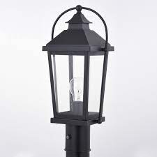 outdoor post lamp glass
