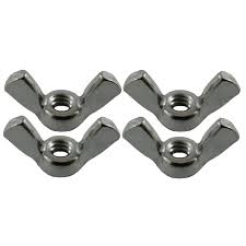 Home Pak 4 Pack #10-24 18.8 Stainless Steel Wing Nuts | Home Hardware
