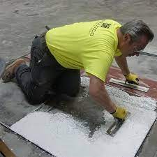 installing an epoxy terrazzo floor