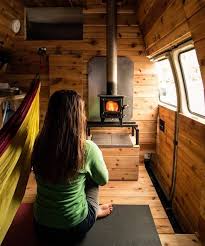10 van wood stove ideas for your homely