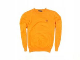 Details About L Henri Lloyd Mens Sweather V Neck Orange Size M
