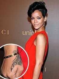 Earlier, rihanna had 'chevron pattern' tattoo on her hand, which she got it covered with. Explore Interesting Rihanna Tattoos
