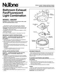 bathroom exhaust fan fluorescent light