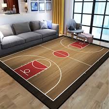 basketball court carpet living room