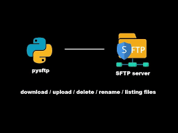 sftp in python with pysftp along with