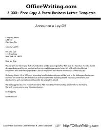 Employee Lay Off Letter Candybrand Co