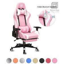 Shop with afterpay on eligible items. Ergonomic Swivel Racing Gaming Chair With Bluetooth Speaker Headrest Footrest Ebay