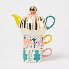 lucy tiffney multicoloured tea for two