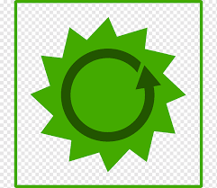 Green Favicon Recycling Icon Leaf