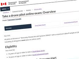 getting my canada drone pilot