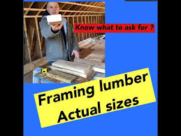 framing lumber sizes uses for