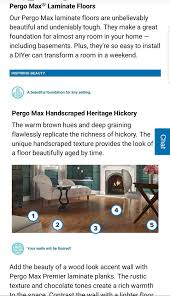 pergo max herie hickory in