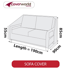 Outdoor Sofa Cover 2 To 3 Seater 190cm Long