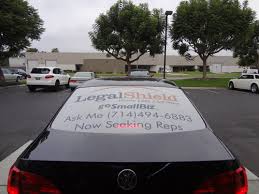 legal shield riverside car window wrap
