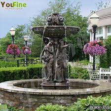 Antique Large Bronze Garden Statuary