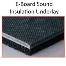 e board floor sound proofing underlay