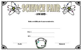 Science Fair Winner Certificate Template 6 One Package