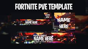 Im back with a template and speedart of fortnite logo/profile hope you like it! Fortnite Pve Zombie Mode Banner Profile Picture Template Download In Description Youtube